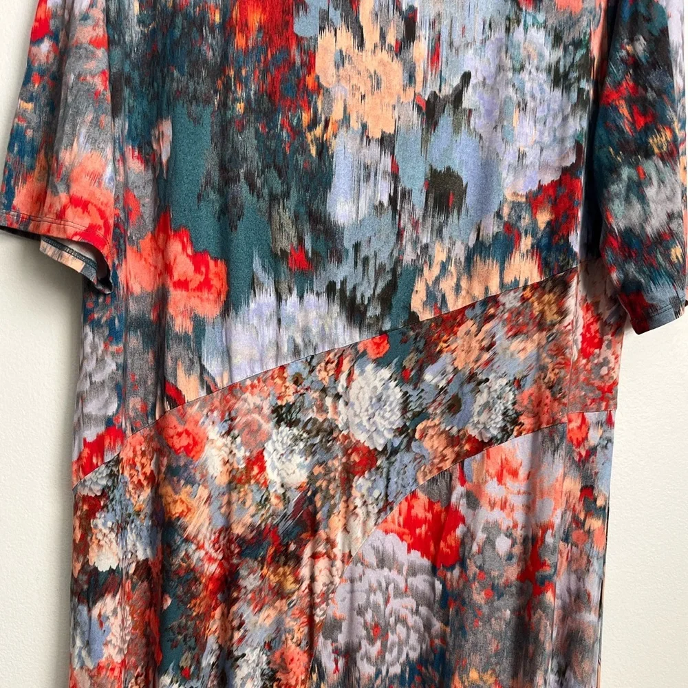 Soft Surroundings Nanette Dress Floral Multicolor Maxi Dress - Picture 7 of 15